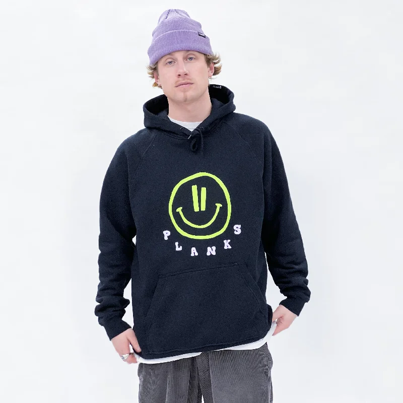 Rave Face Organic Raglan Hoodie