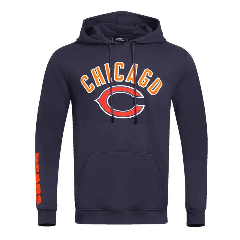 NFL CHICAGO BEARS CLASSIC MEN'S PO HOODIE (MIDNIGHT NAVY)