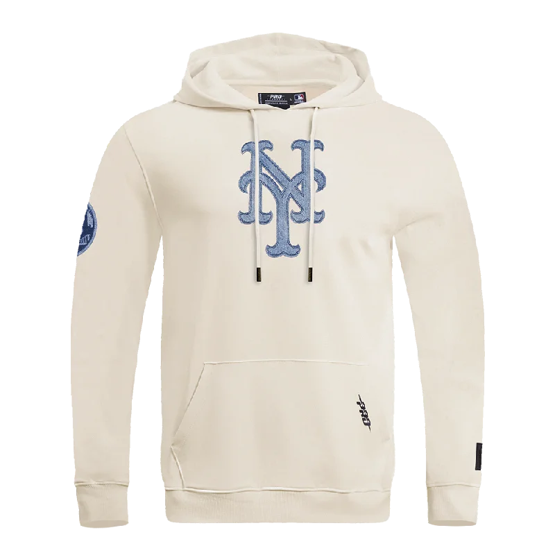 MLB NEW YORK METS VARSITY BLUES MEN'S PO HOODIE (LINEN)