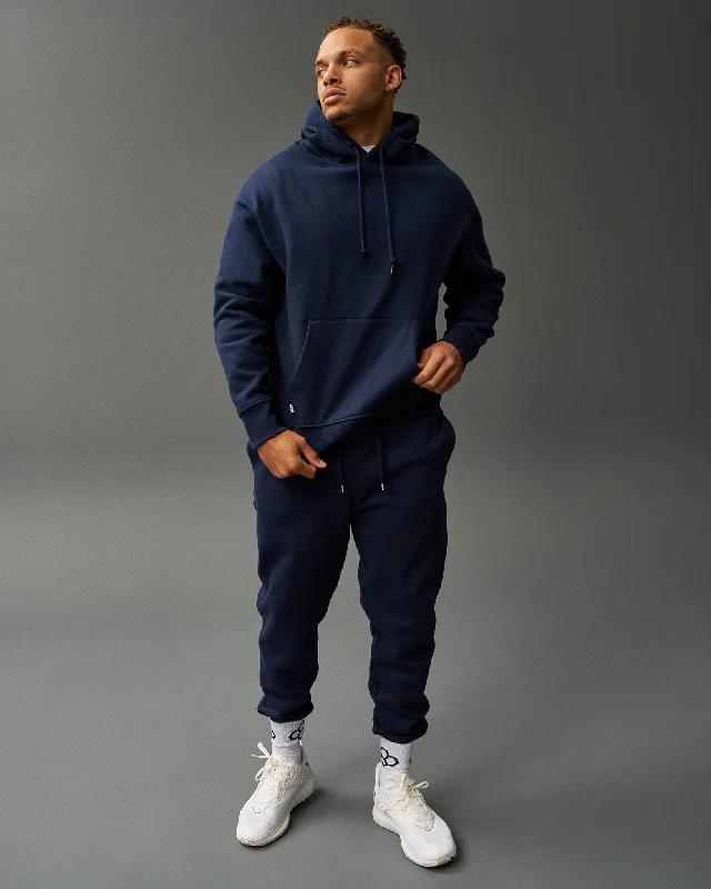 RUDIS Titan Heavyweight Fleece Hoodie - Navy