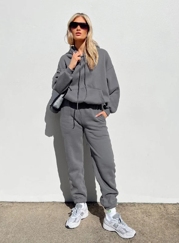 Pheonix Track Pants Charcoal