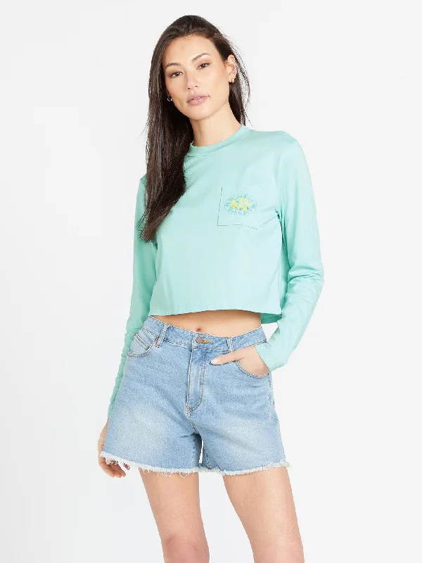 Pocket Dial Long Sleeve Shirt - Glacier Blue