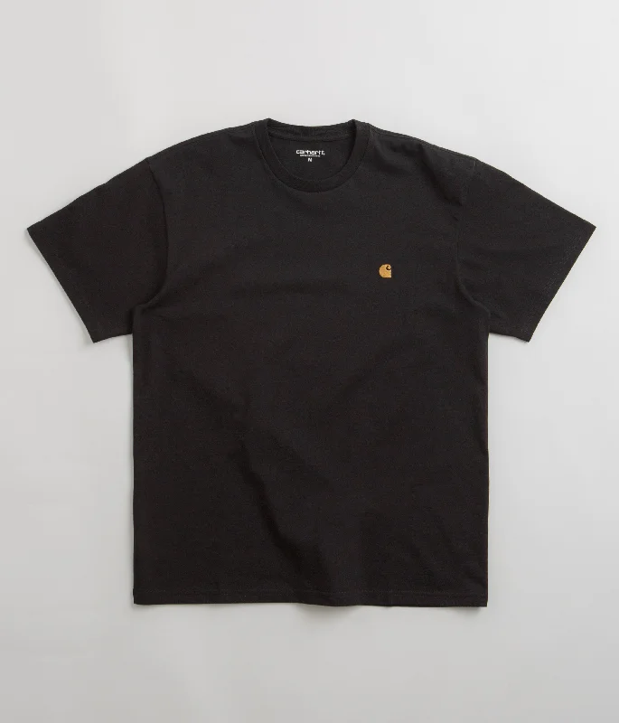 Carhartt Chase T-Shirt - Black / Gold