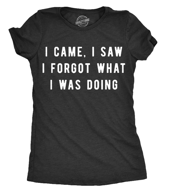 I Came, I Saw I Forgot What I Was Doing Women's T Shirt