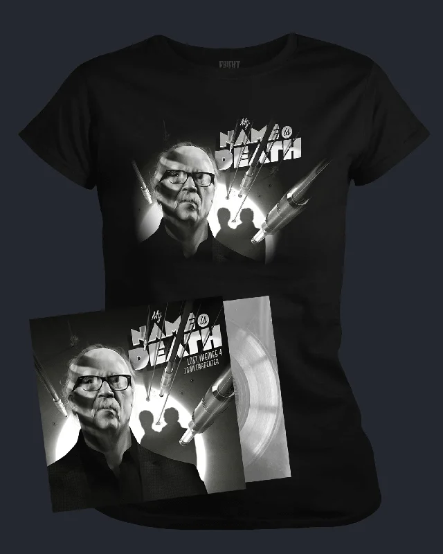 John Carpenter's My Name is Death Flexi Disc and T-Shirt Set - Womens