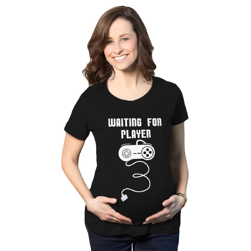 Waiting For Player 3 Maternity T Shirt