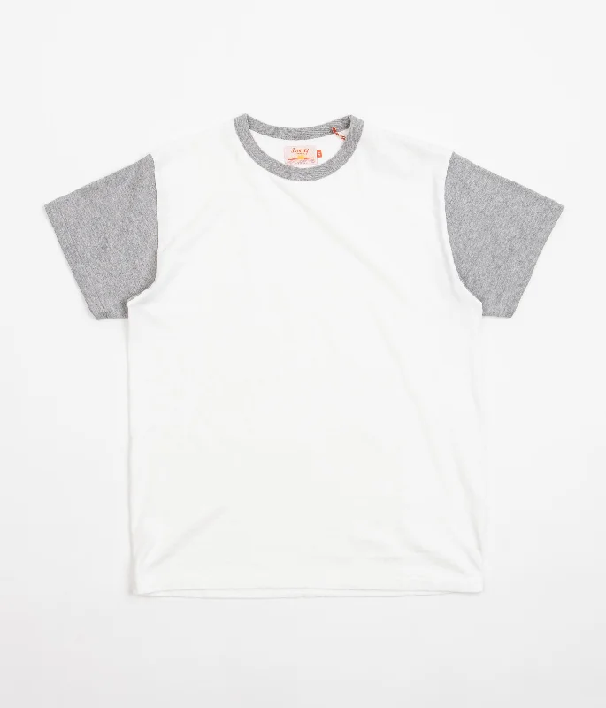 Sunray Sportswear La'ie T-Shirt - Off White / Hambledon Grey