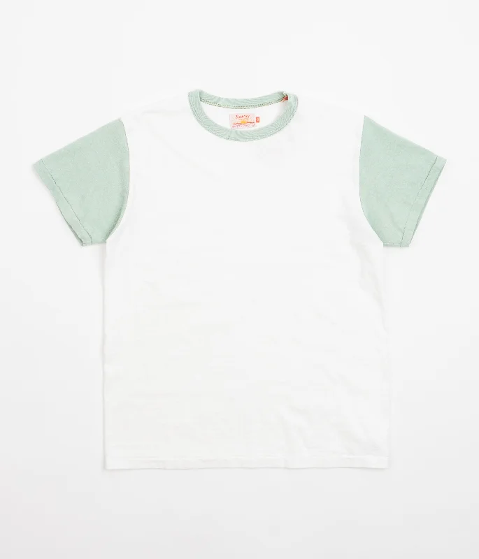 Sunray Sportswear La'ie T-Shirt - Off White / Sage