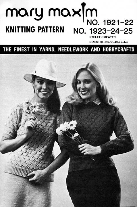 Ladies' Eyelet Sweater Pattern