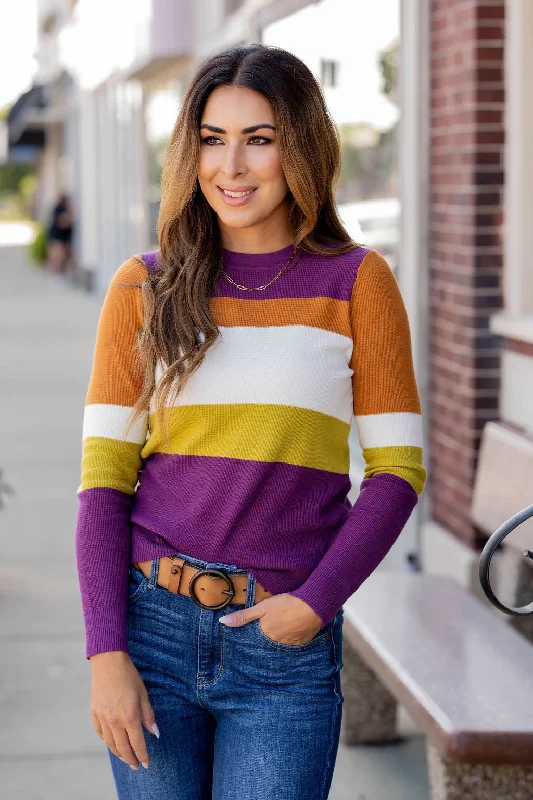 Quad Colored Sweater