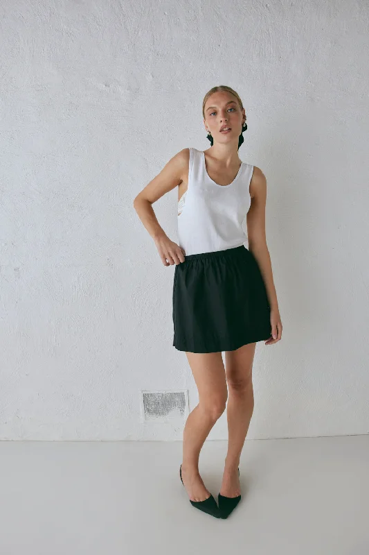 Elka Mini Skirt Black