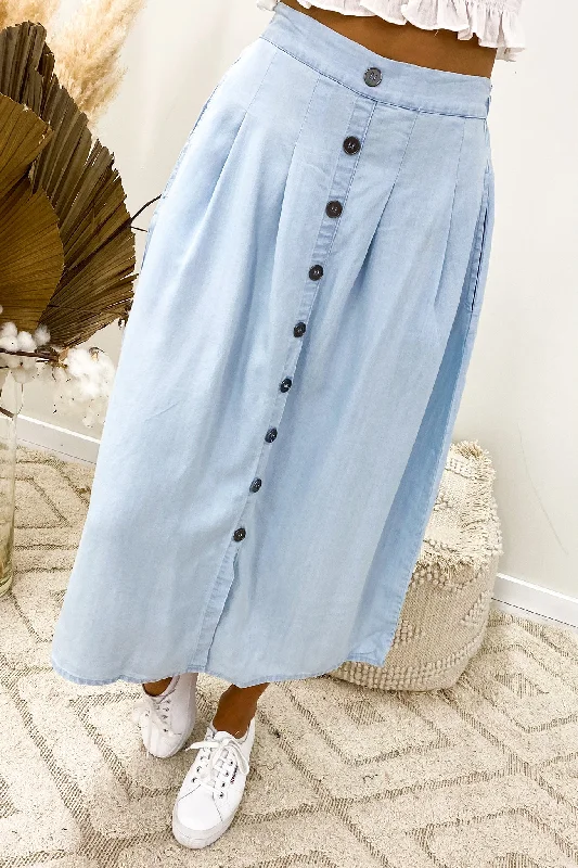 Frankie Skirt Chambray