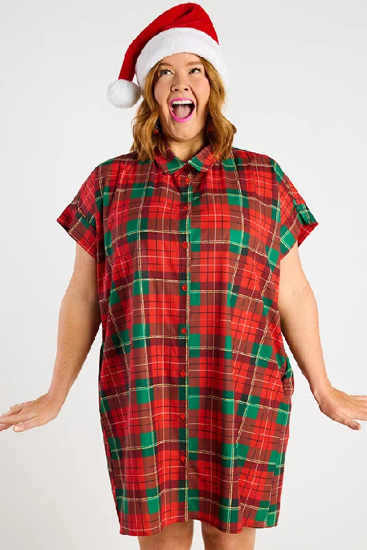 Frances Tartan Christmas Dress