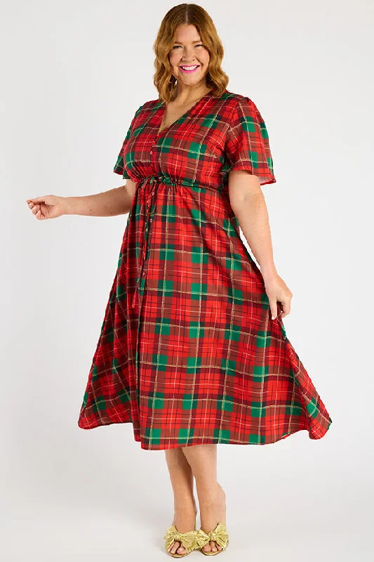 Marley Tartan Christmas Dress